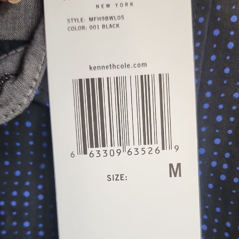 Kenneth Cole Navy Button Down Shirt - Picture 5 of 5